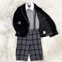 ミチコ ロンドン コシノ 男児用フォーマルスーツ3ピース サスペンダー付 120