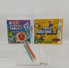 3DS 太鼓の達人・スーパーマリオブラザース2 2本セット