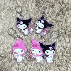 マイメロディ♡クロミ 宇佐美　 アクリルキーホルダー 4個セット