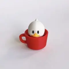 3Dプリント製 アヒル マグカップ ミニチュアフィギュア