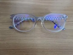 Zoff クリアフレーム メガネ(度あり) ケース付き