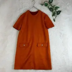 SUNO ツイード ワンピース USA製 JS.WORKS 牛革ポケット シルク - メルカリ