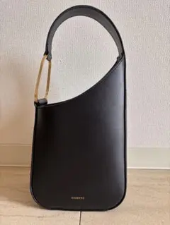 美品✴︎【ORSETTO オルセット】リングハンドル レザーハンドバッグ 