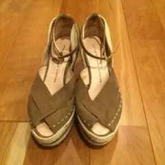 美品✧ダブスタ ウエッジサンダル