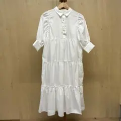 【emsexcite】ワンピース　ティーアードロングシャツワンピース　タグ付き