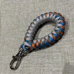 【Handmade】パラコードフィンガーストラップ兼キーホルダー