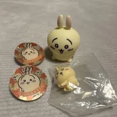 ちいかわ ウサギ 百均 クリップ ソフビフィギュアのサムネイル