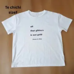 Te chichi 　テチチ　半そで　Tシャツ　ホワイト　サイズFのサムネイル