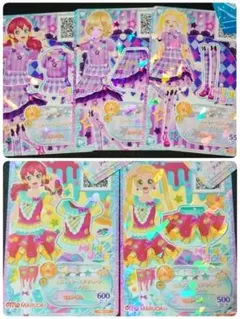 アイカツ！ トレカ 5枚セット ピンキーマカロン カップケーキアラモード