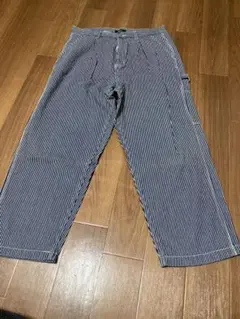 BEAMS HEART ストライプ ワークパンツ Lサイズ