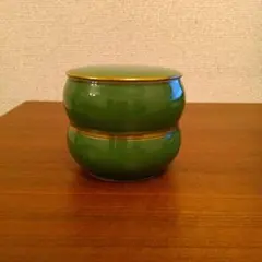 香蘭社 グリーン手付小物入れ - メルカリ
