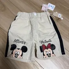 しまむら　ディズニー　ミッキー　ミニー　パンツ　80cm