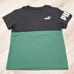 PUMA Tシャツ 黒/緑 140