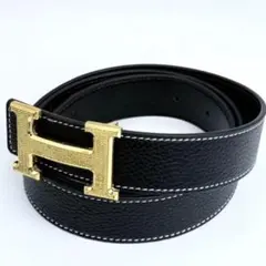 希少　エルメス　コンスタンス ギロッシュ　ゴールド　ベルト　Hバックル　レザーのサムネイル