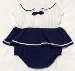 【新品未使用】セーラー服風セットアップ　90センチ　アカチャンホンポ