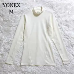 ヨネックス ハイネック 長袖 シャツ フィットネス用インナー M ホワイト
