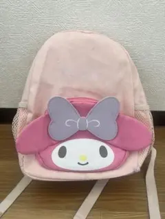 マイメロディ ピンクリュック サイドポケット　チェストベルト