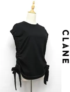 CLANE】美品 クラネ デニム リボン バックオープントップス 1 - メルカリ