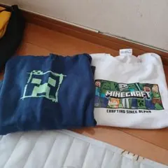 Minecraft 長袖トレーナー 2枚セット