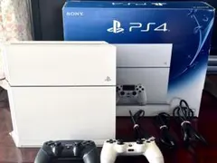 セ*ン様 PS4 プレイステーション4 グレイシャーホワイト本体 箱あり 500