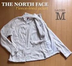 THE NORTH FACE フリースジャケット　リブ&裏地ボア　オフホワイトM