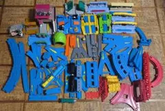 ユ*ケ様 【大量セット】プラレール レール・情景パーツ・車両 まとめ売り