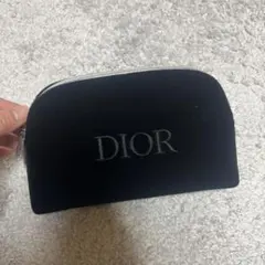 Dior ブラック ノベルティ ポーチ