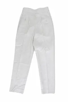 GLOBALWORK ホワイト ゴムウエストパンツ