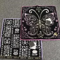 ANNA SUI タオルハンカチ 2枚セット