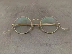 E556】ヴィンテージ フィンチ眼鏡 アメリカンオプティカル製 10k金張り 