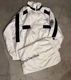 Sergio Tacchini ウインドブレーカー ホワイト　サイズL