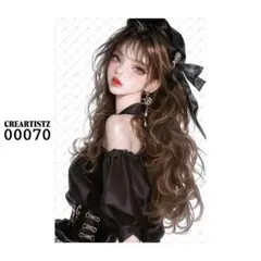 00070 ガール ペーパー/ステッカー 4枚 CREARTISTZ