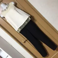 新品ビジュー☆パンツドレス