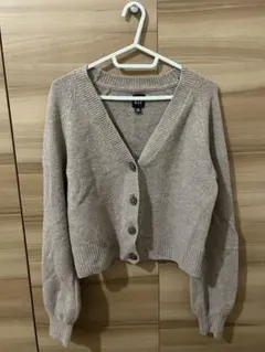 GAP ベージュ Vネック カーディガン