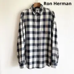 Ron Herman ロンハーマン レーヨン オンブレチェックシャツ ネイティブ