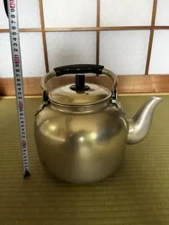 さらに値下げ！理研　リケン　アルミ　アルマイト　やかん　ヤカン　8L 特大レトロのサムネイル