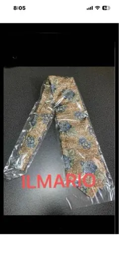 IL MARIO ネクタイ 花柄 シルク100%