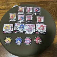 ぼっちざろっく くじラック P賞 キーホルダー コンプ Q賞 ステッカー