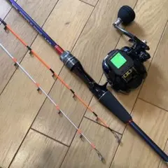 2WAY1.65mMAX300g2ピースロッド&デジタルカウンター付ベイトリール