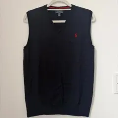 Polo Ralph Lauren ネイビー　ニットベスト XL-TG 170