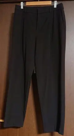 UNIQLO WOMEN ヒートテックタックテーパードパンツ ダークブラウン L