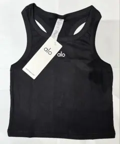 Alo Yoga Seamless リブフェイバリットフルレングス ブラタンクM
