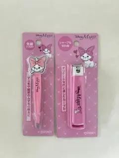 【新品】ディズニー マリー 先細マユ毛抜き 爪切り 2点セット