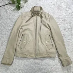 MEN'S MELROSE メンズメルローズ レザージャケット ライダース 羊革のサムネイル