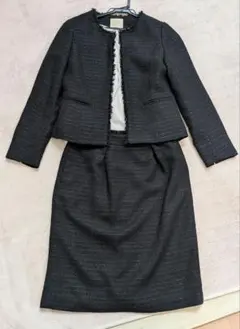 B:MING by BEAMS 濃紺ツイードセットアップ M　卒園式卒業式入学式