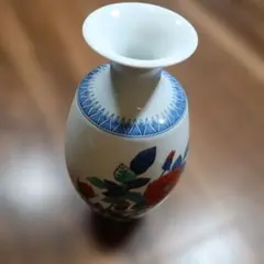 今右衛門　有田焼　陶器 花瓶 壺 色絵 花文 置き物