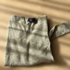 Ralph Lauren Vネックセーター Mサイズ　ウール100%