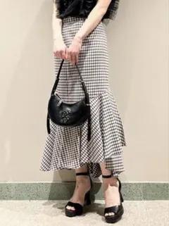 SNIDEL スナイデルSustainableアシメマーメイドスカート