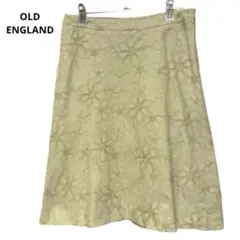 OLD ENGLAND オールドイングランド スカート 36 麻50%のサムネイル