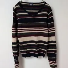 ASKNOWAS Pinky　長袖　ニット　カットソー　ネイビー　カーキ　レッド